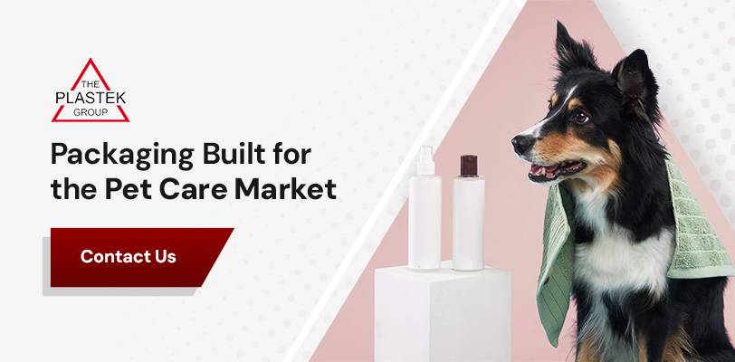 Embalagens criadas para o mercado de cuidados com animais de estimação