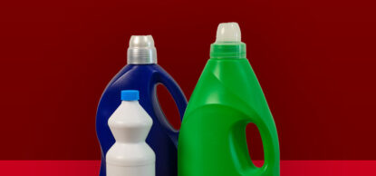 plastic laundry detergent bottles