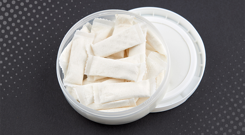 plastic nicotine pouch packaging